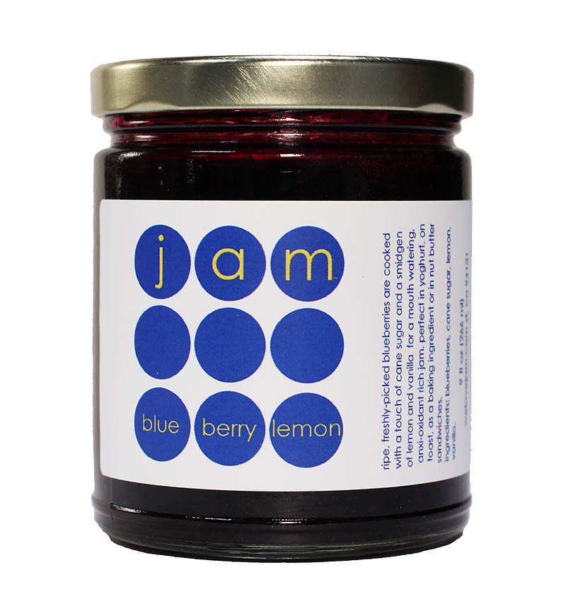 welovejam blueberry lemon jam 9 oz jar